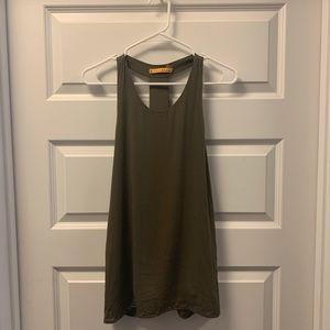 Army green tank top